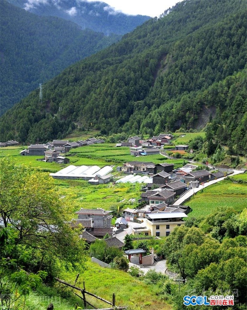 高原森林下的生態文明村
