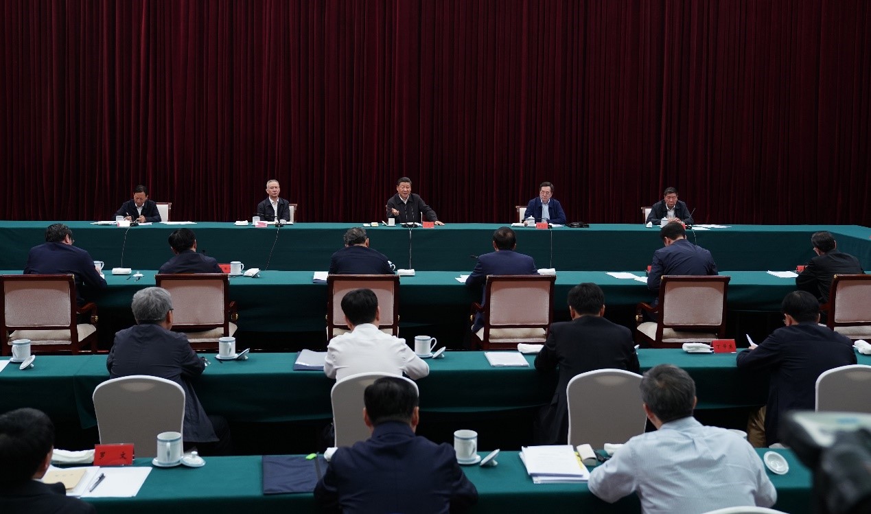 2019年5月20日至22日，中共中央總書記、國家主席、中央軍委主席習(xí)近平在江西考察，主持召開推動(dòng)中部地區(qū)崛起工作座談會(huì)并發(fā)表重要講話。新華社記者 謝環(huán)馳 攝 